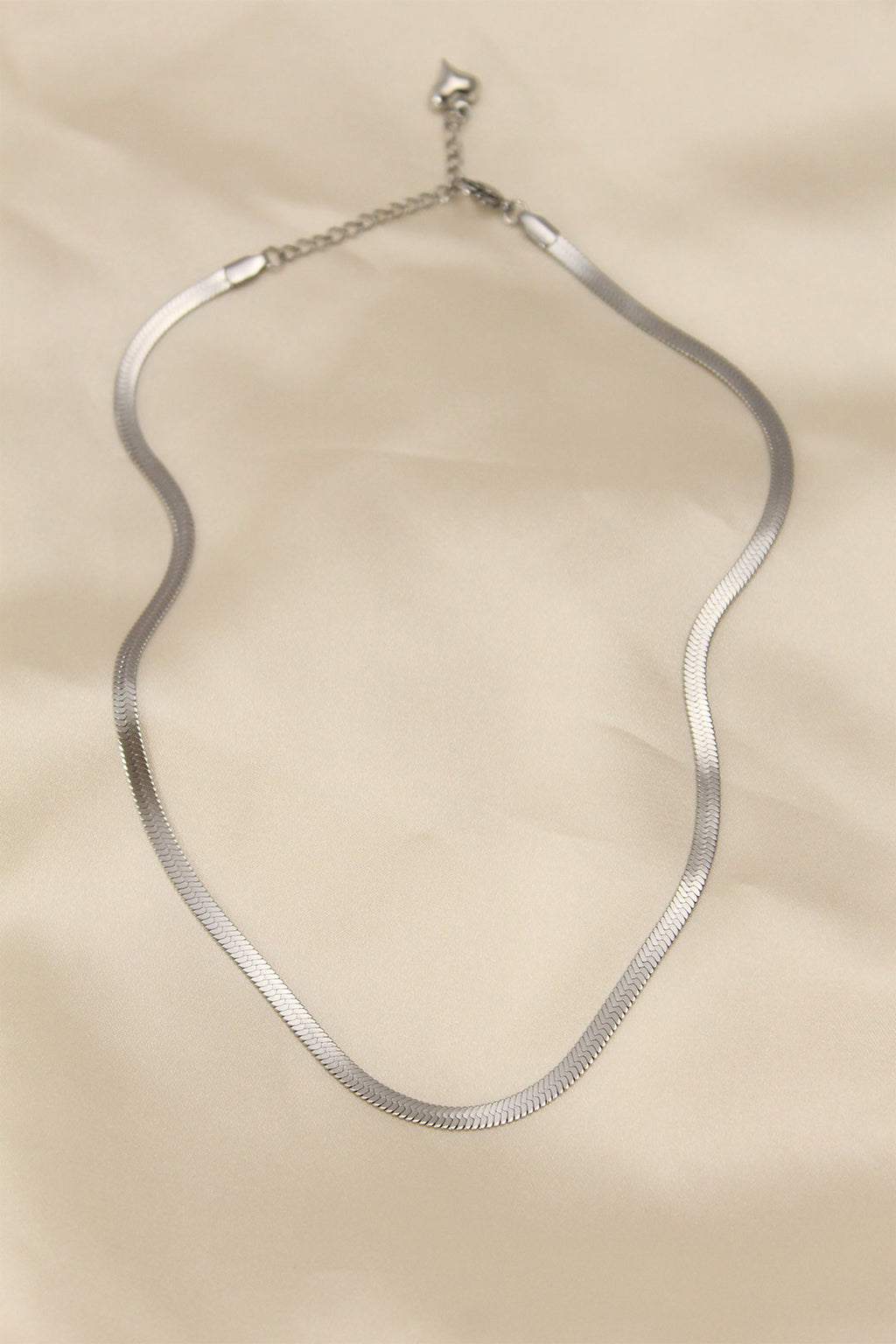 316L Çelik Silver Renk 45 cm İtalyan Zincir Model Kadın Kolye — Chrysa by RK Kolye