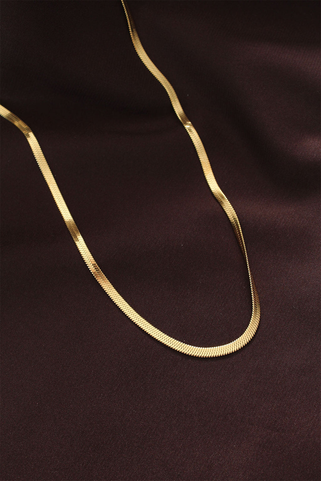 316L Çelik Gold Renk 60 cm İtalyan Zincir Kolye — Chrysa by RK Kolye
