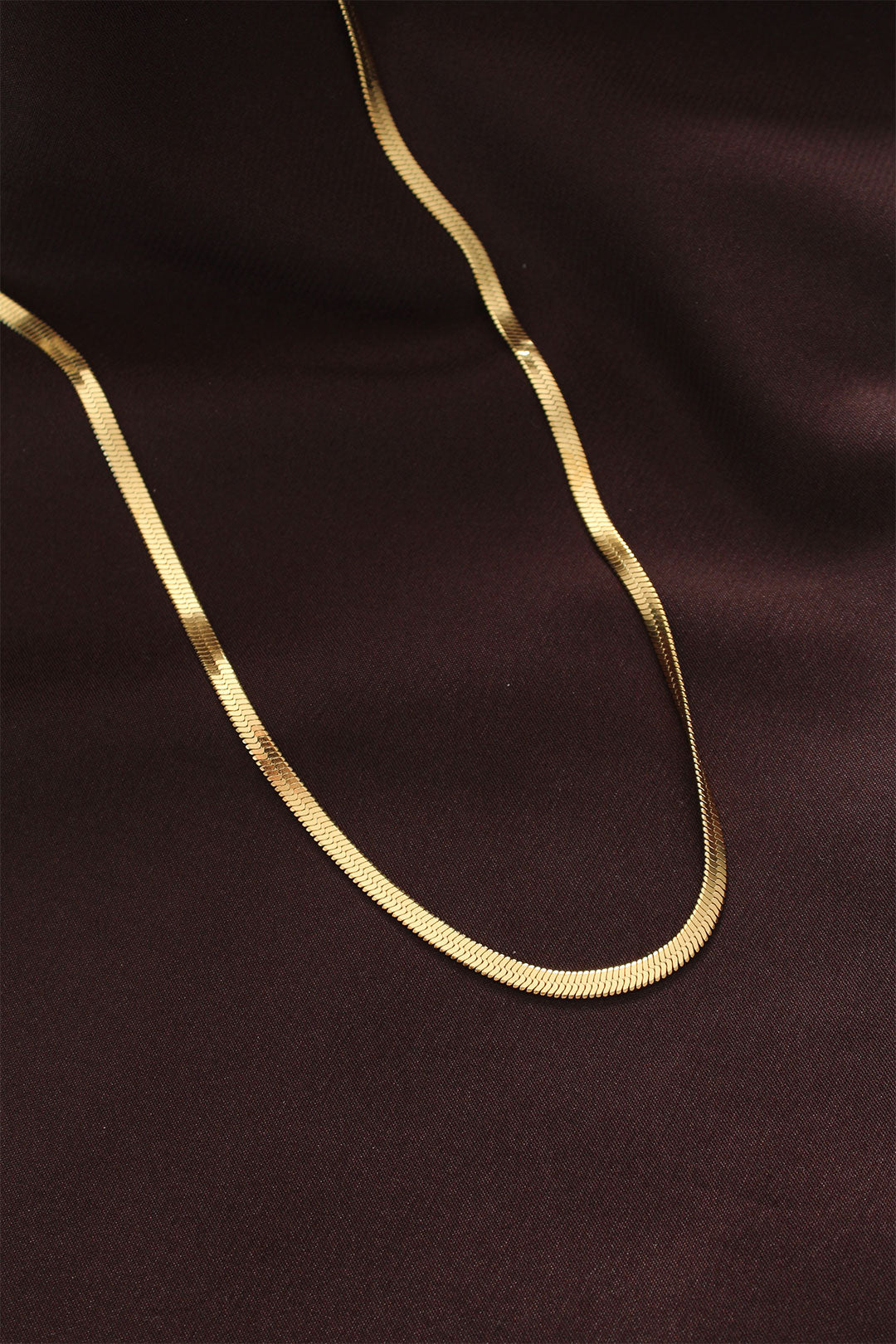 316L Çelik Gold Renk 60 cm İtalyan Zincir Kolye — Chrysa by RK Kolye