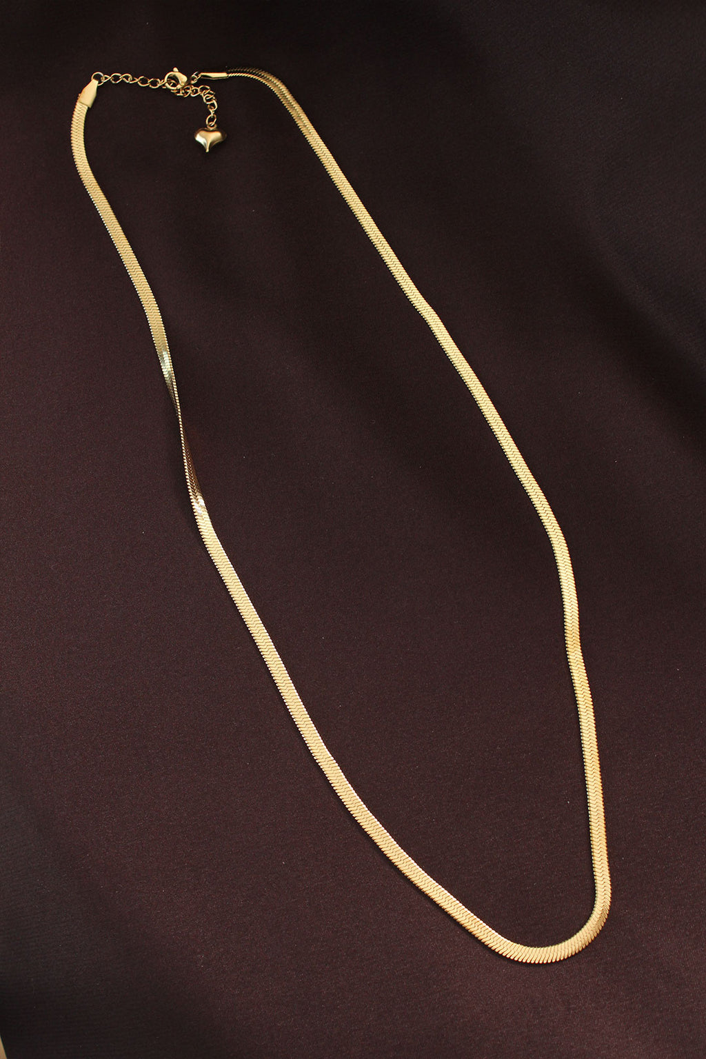316L Çelik Gold Renk 60 cm İtalyan Zincir Kolye — Chrysa by RK Kolye