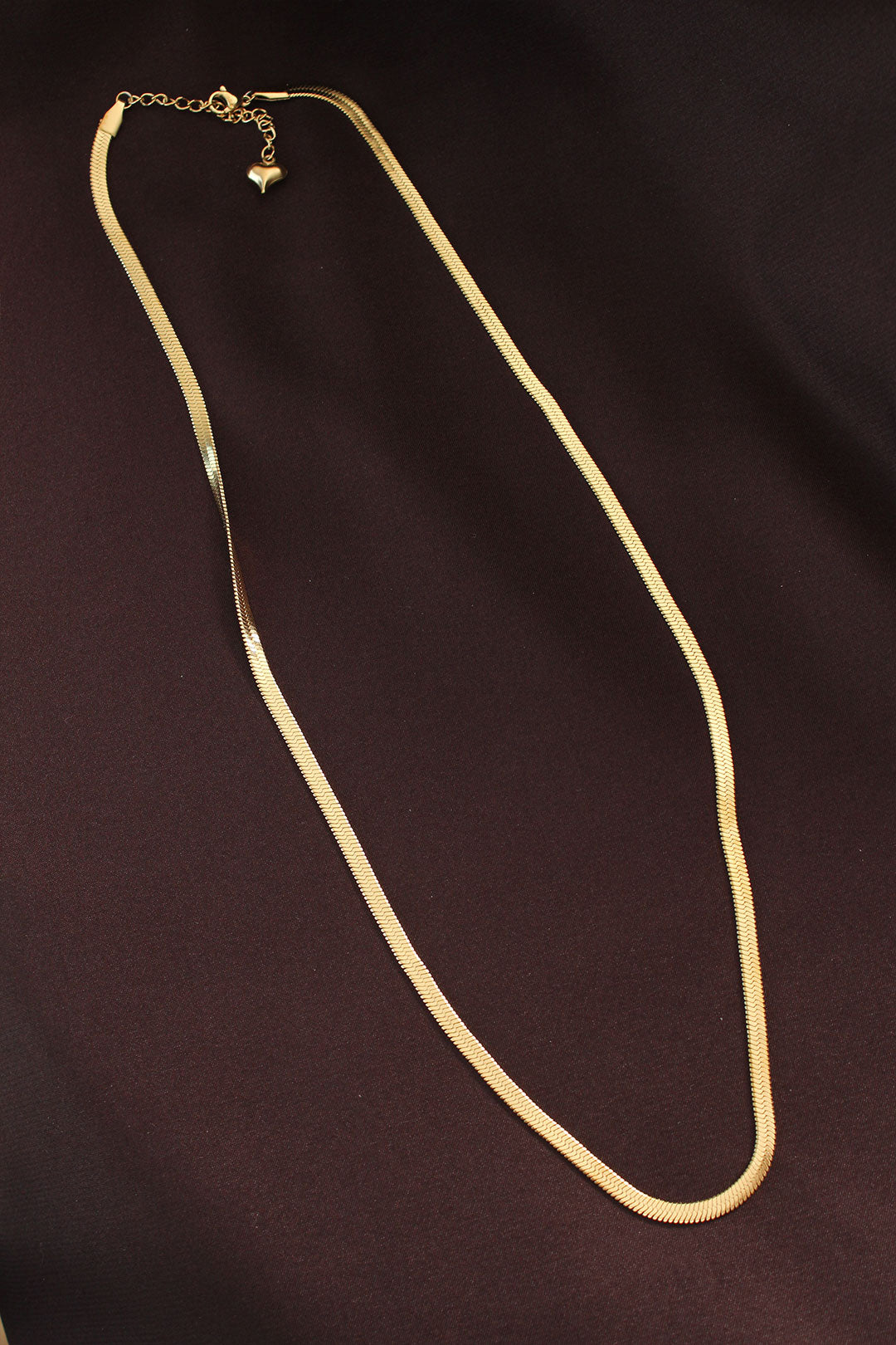 316L Çelik Gold Renk 60 cm İtalyan Zincir Kolye — Chrysa by RK Kolye